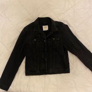 Abercrombie & Fitch Black Jean Jacket
